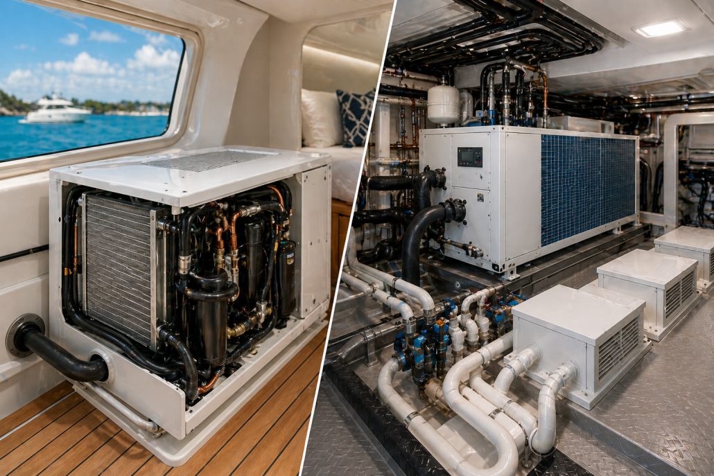 Chilled Water vs Self-Contained Marine AC Systems Which Is Better for Your Vessel