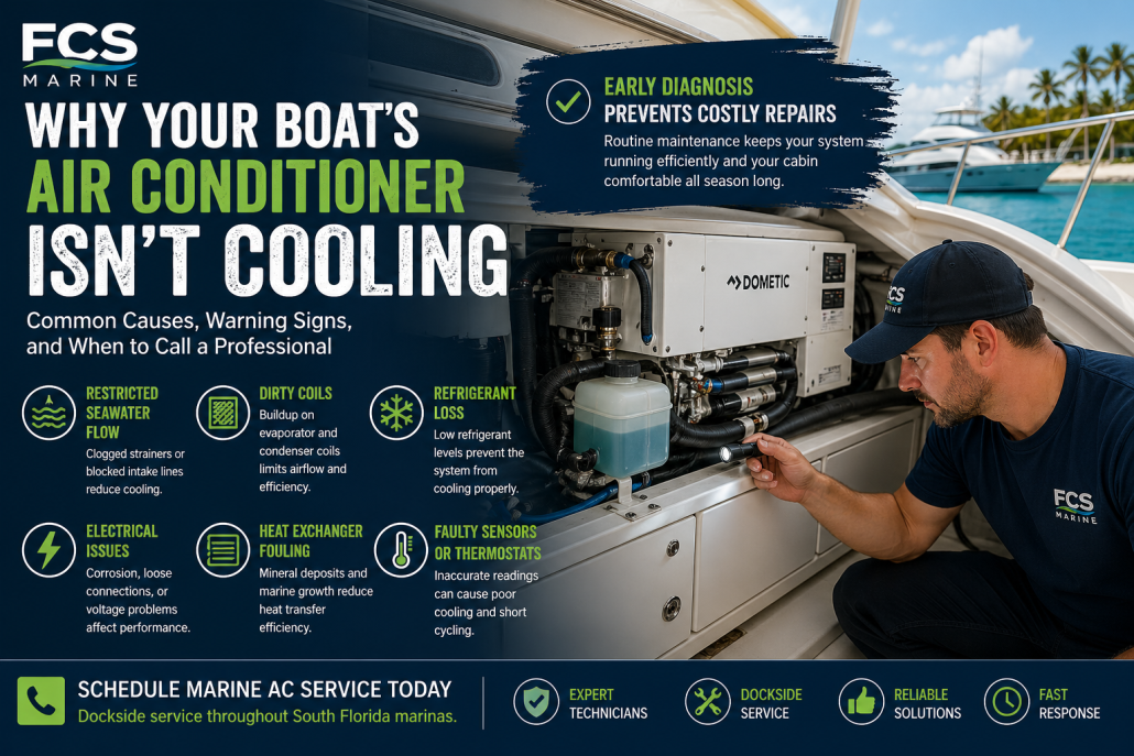Why Your Boat AC Stops Cooling (And How to Fix It)