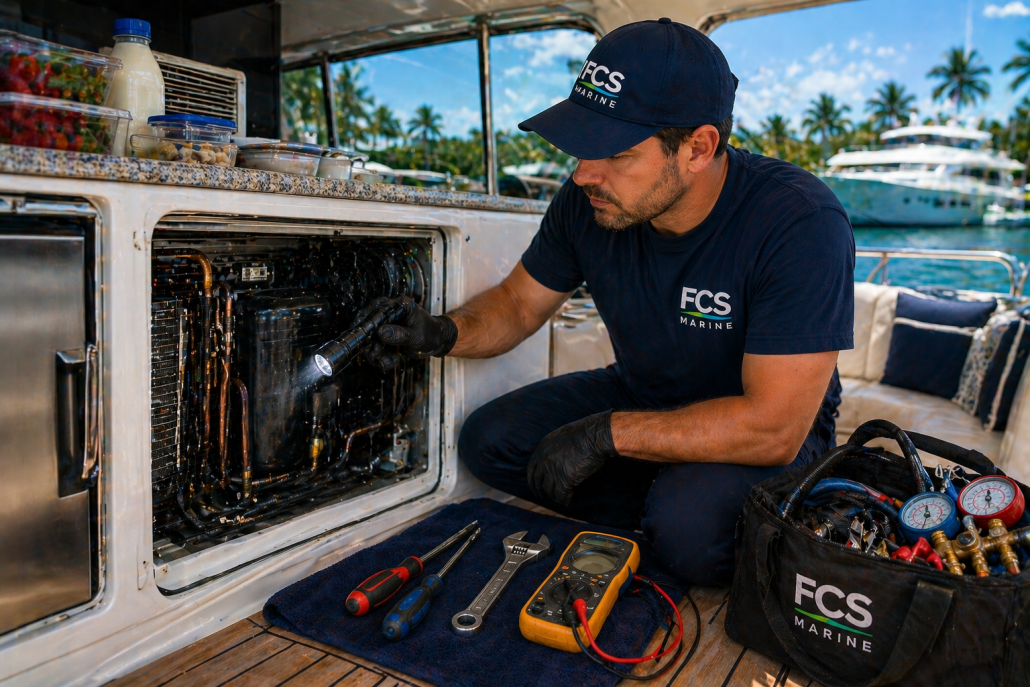 Common Causes of Marine Refrigeration Failure in South Florida Waters
