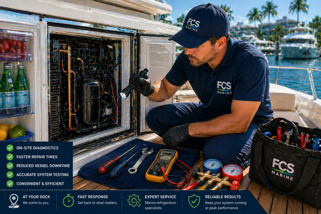 Dockside Marine Refrigeration Service vs Marina Repair Shops What’s the Difference