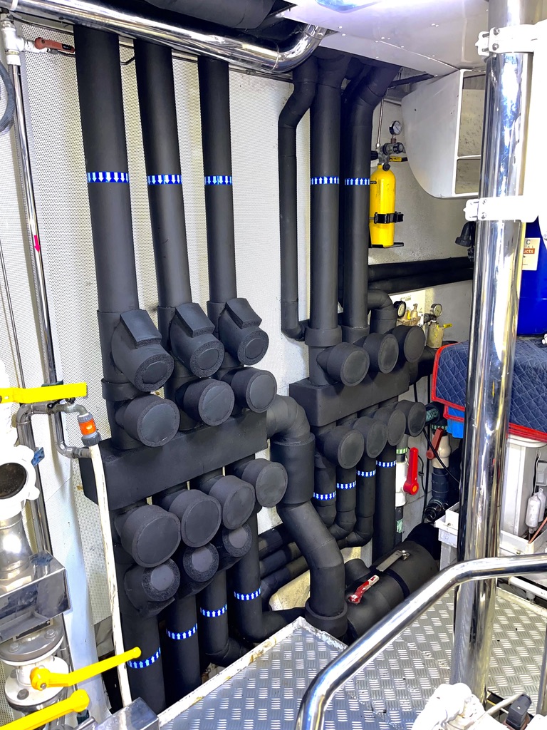 Marine HVAC and insulation service near Fort Lauderdale boatyards