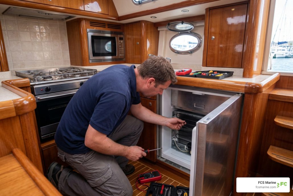 yacht fridge repair near me