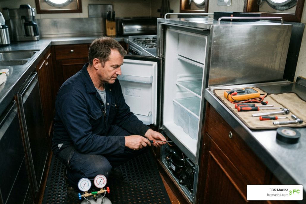 marine refrigerator repair