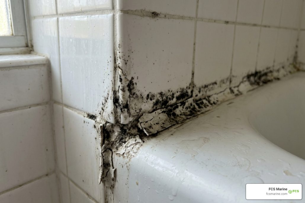 mold removal shower caulk